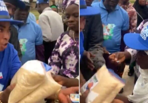 APC_woman_shares_rice_to_Osun_residents