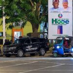 patrol-van-guarding-Tinubu-billboard